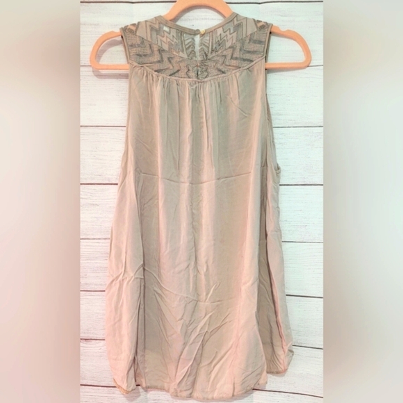 Nwot Wilfred Tank Blouse With Lace And Embroidery 🪡 Detailing Sz M - Picture 8 of 9